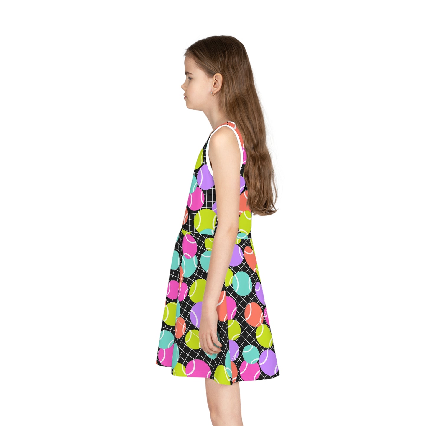 Girls' Sleeveless Sundress (AOP)