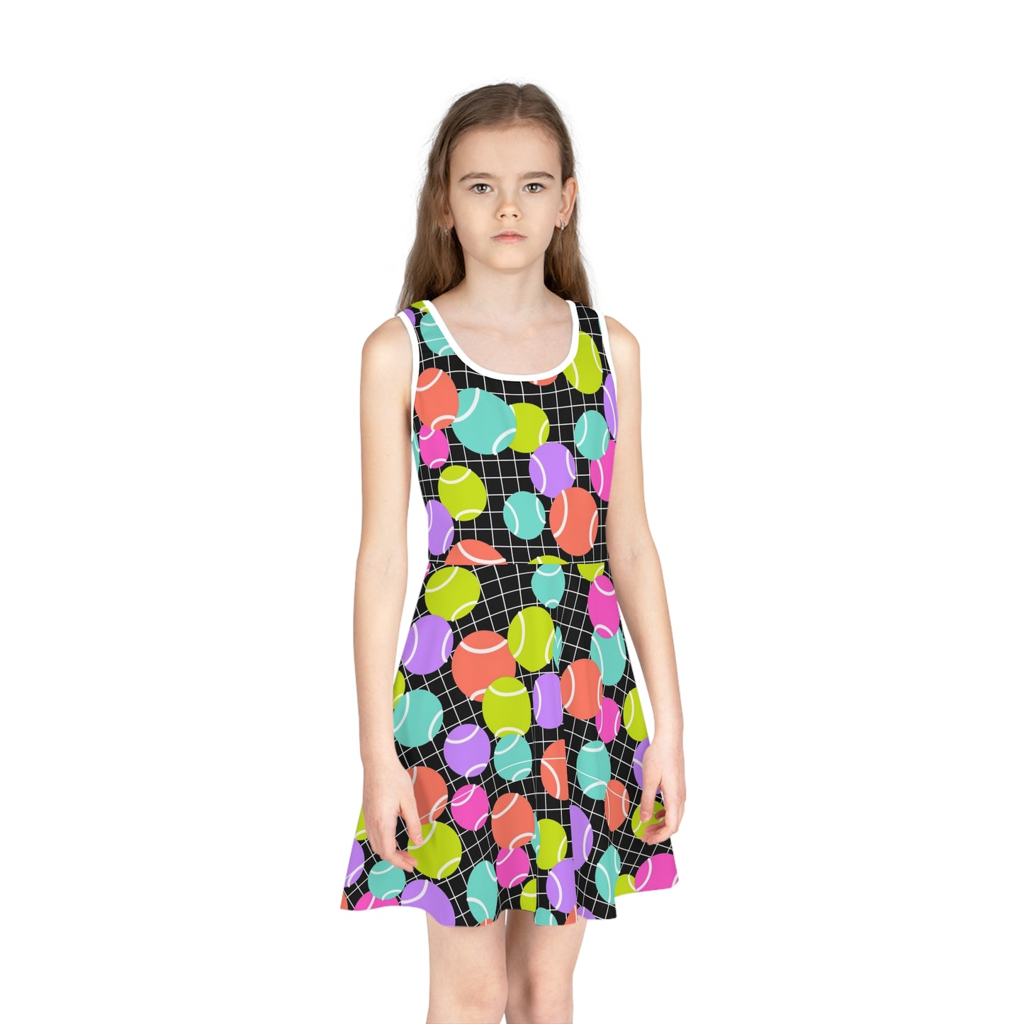Girls' Sleeveless Sundress (AOP)