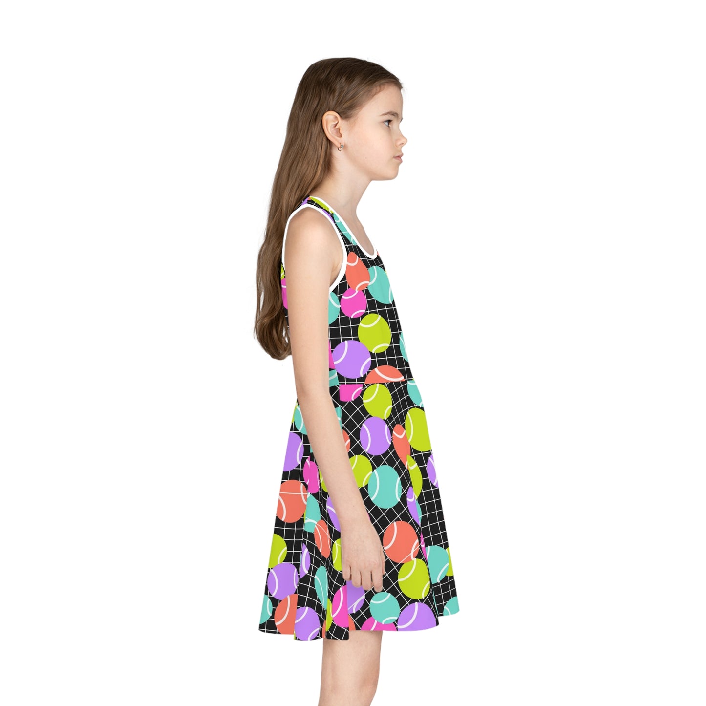 Girls' Sleeveless Sundress (AOP)