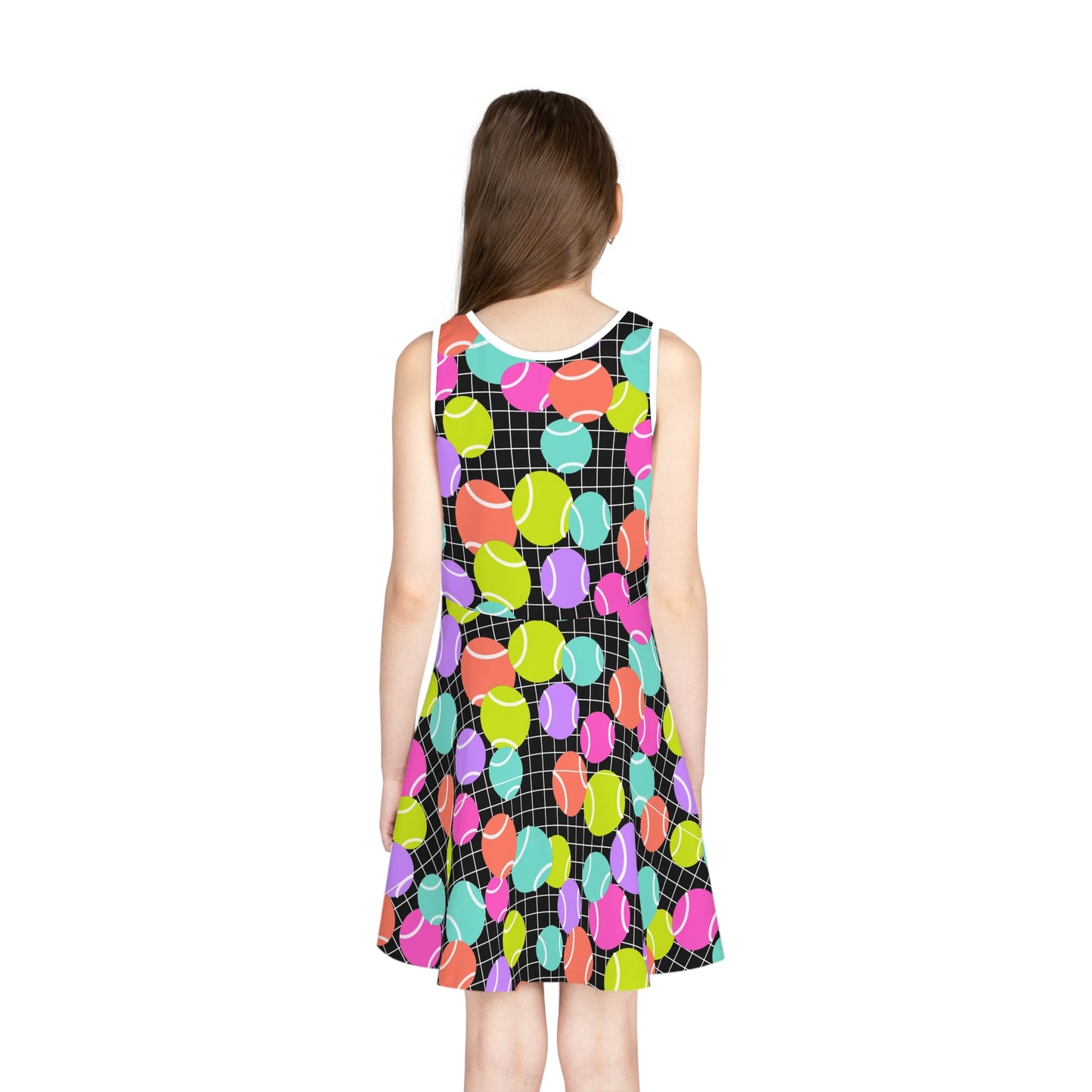 Girls' Sleeveless Sundress (AOP)