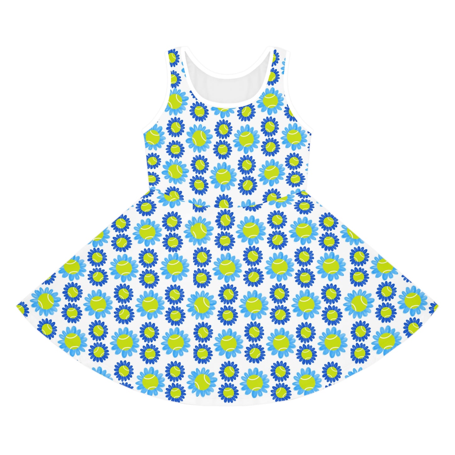 Blue Tennis Daisy Dress