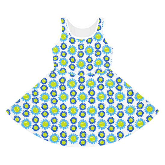 Blue Tennis Daisy Dress