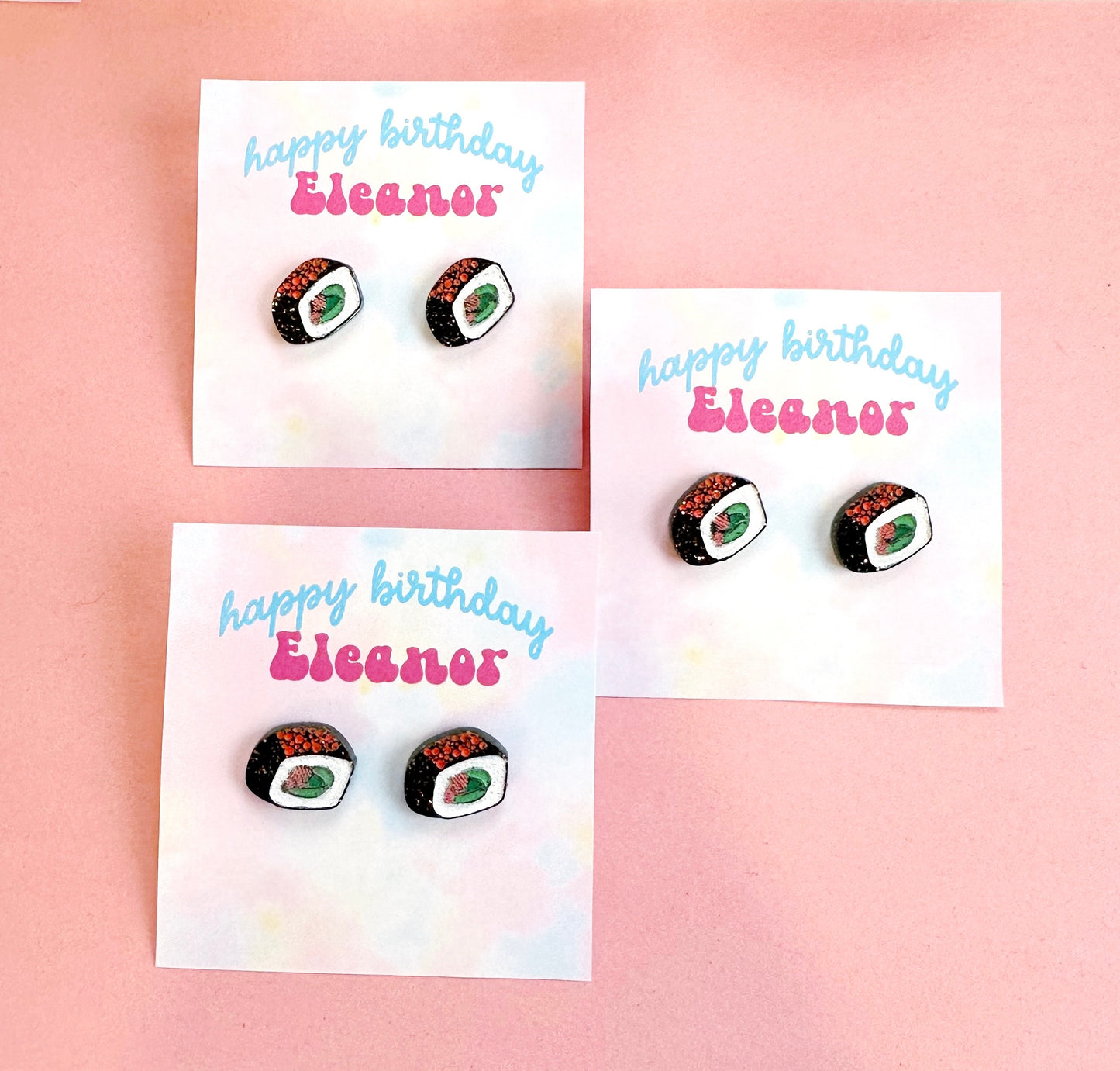 Custom Stud Earrings - Party Pack of 5