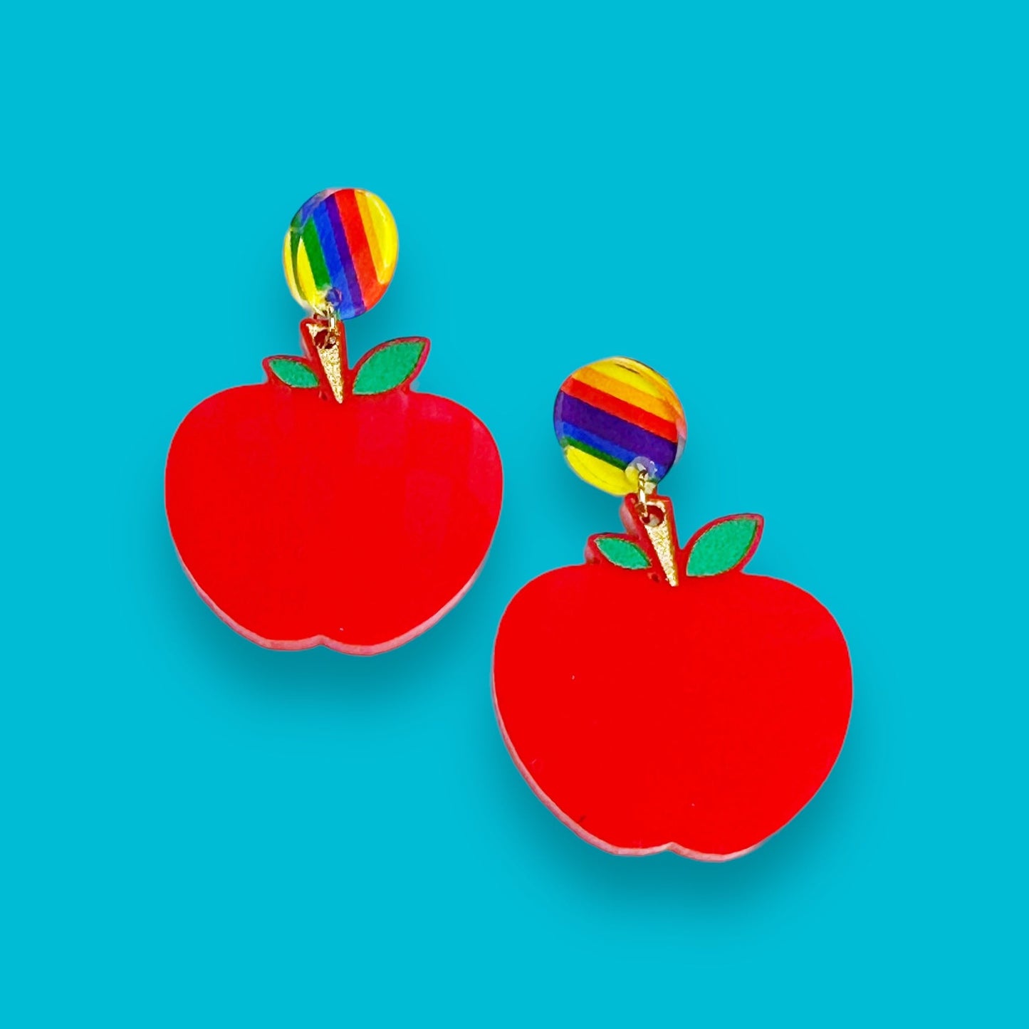 Load image into Gallery viewer, Red Apple Dangles
