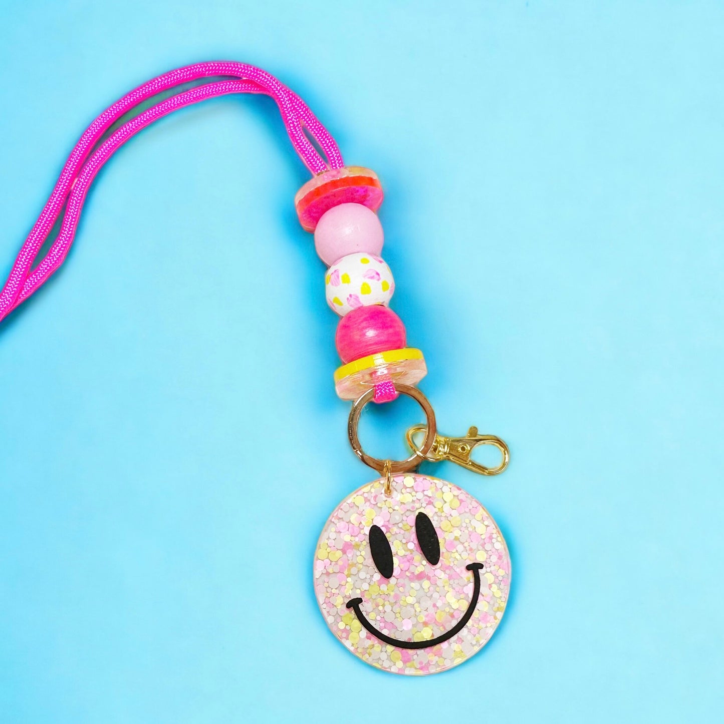 Load image into Gallery viewer, Smiley Lanyard
