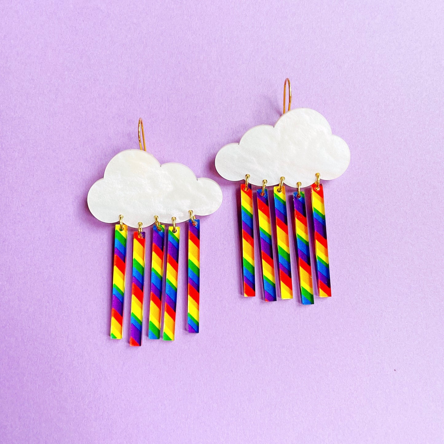Load image into Gallery viewer, Rain Makes Rainbows Earrings
