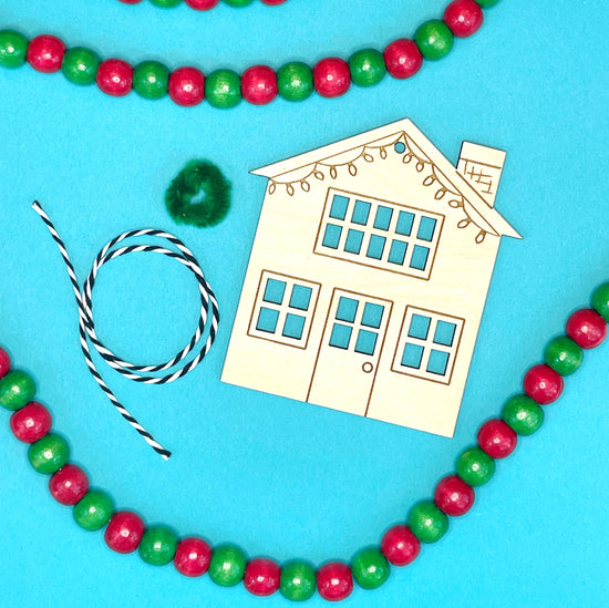 Holiday House Ornament Craft Kit