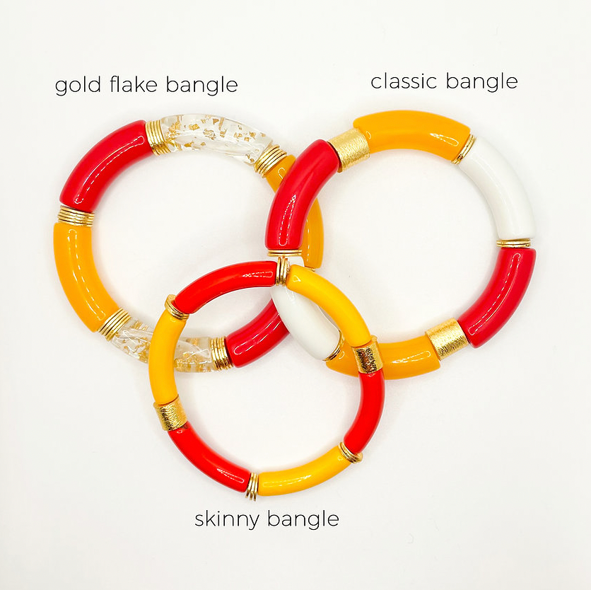 KC Red and Gold Bangles - multiple styles