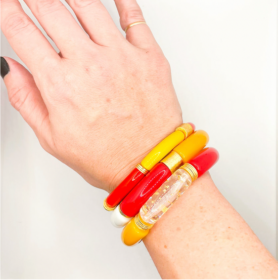 KC Red and Gold Bangles - multiple styles