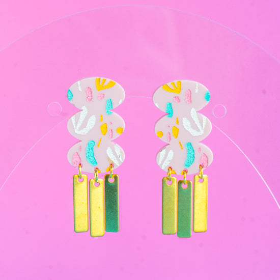 Pastel Terrazzo Earrings