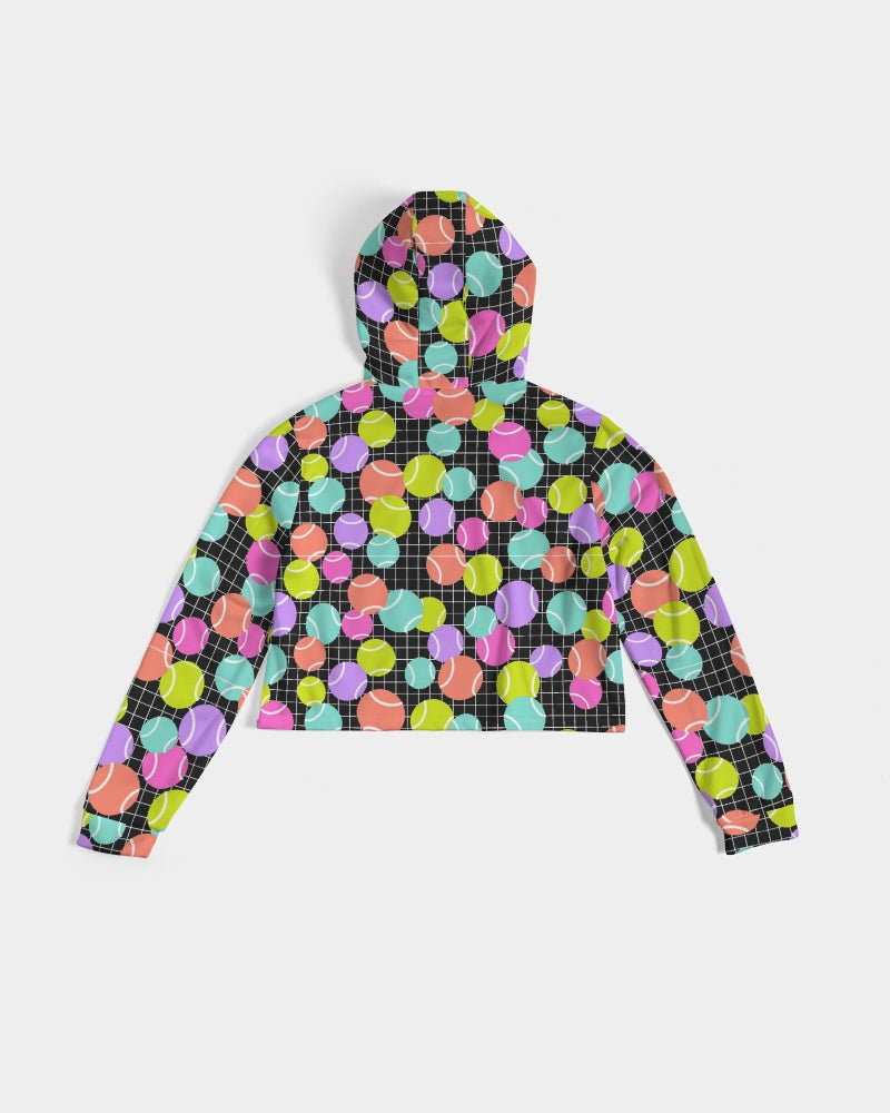 Multi-Color Cropped Adult Tennis Hoodie