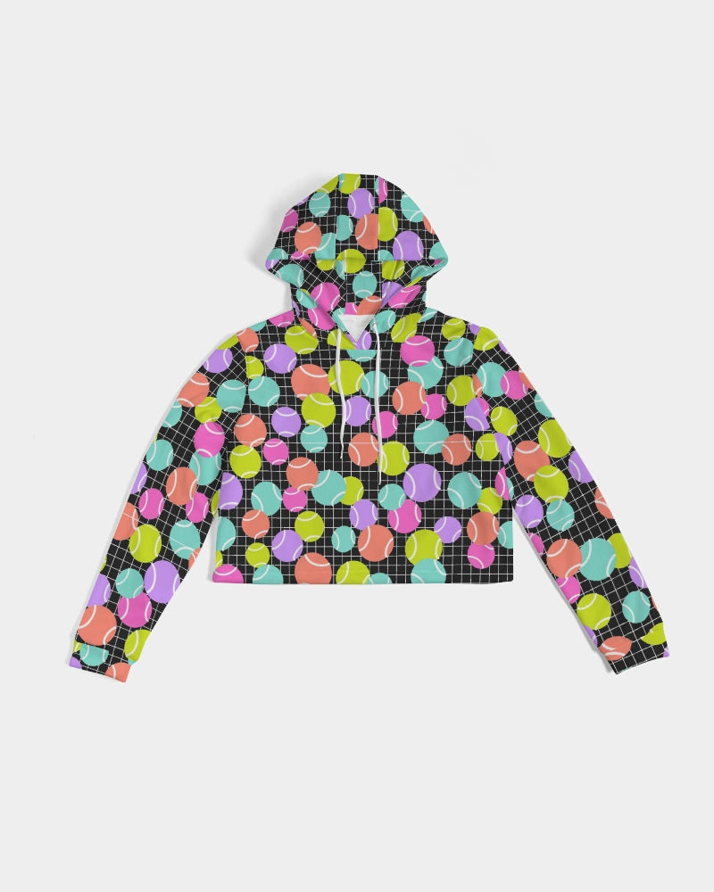Load image into Gallery viewer, Multi-Color Cropped Adult Tennis Hoodie

